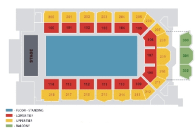 Utilita Arena Newcastle - Standing